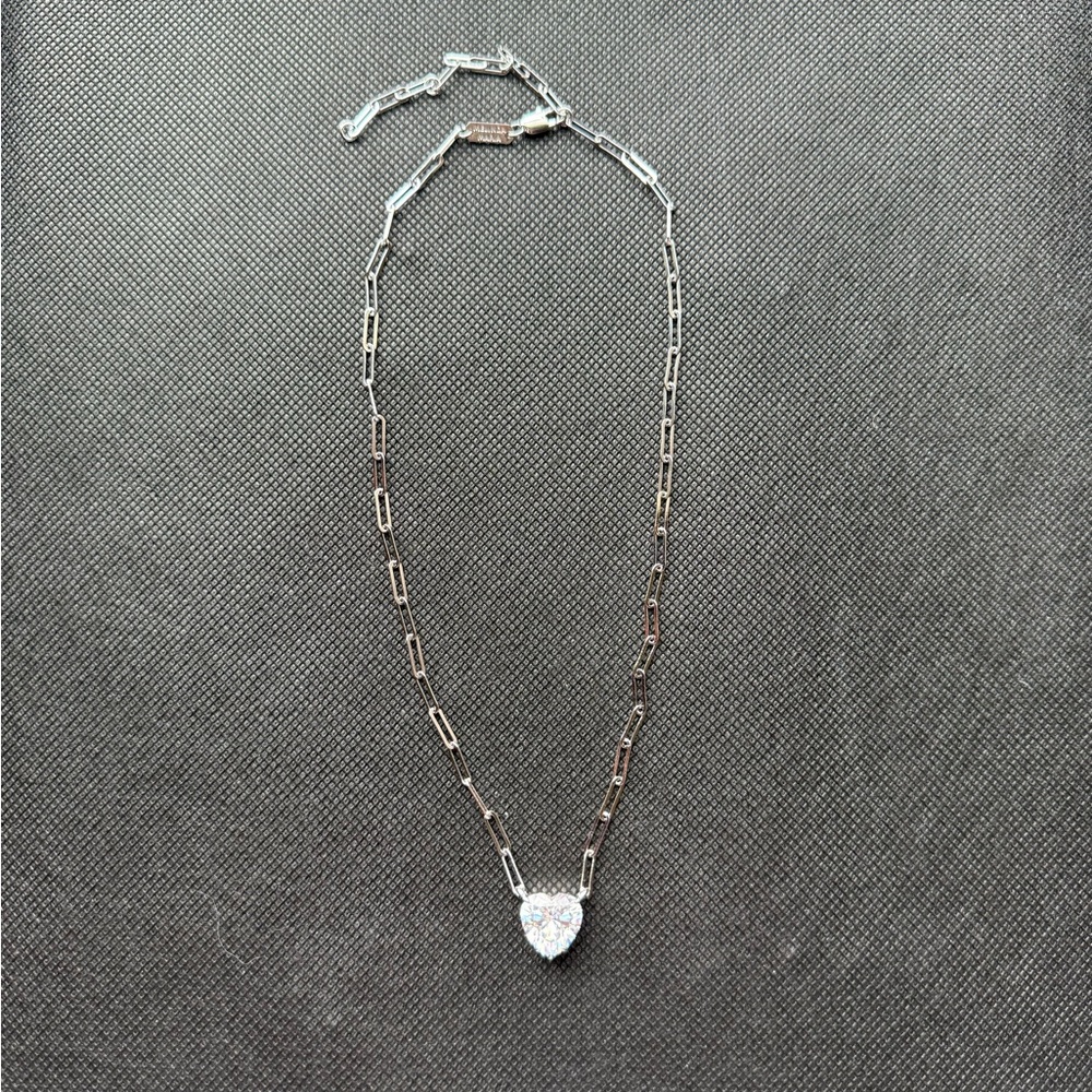 Melinda Maria Samantha Loves You More Silver Necklace